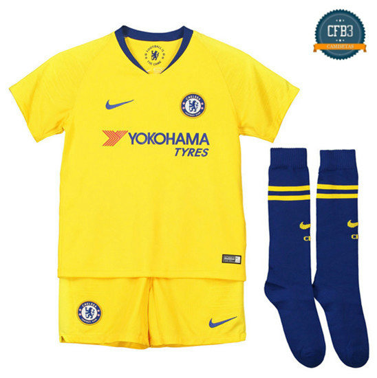 Camiseta Chelsea 2ª Equipación Niños Amarillo 2018