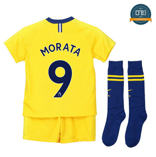 Camiseta Chelsea 2ª Equipación Niños 9 Morata 2018