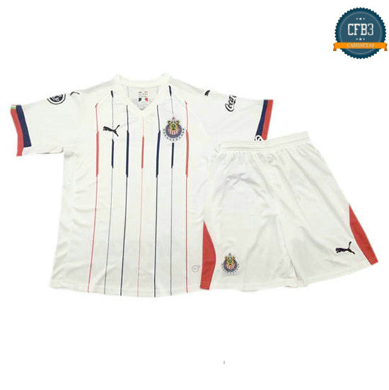 Camiseta Chivas 2ª Equipación Niños Blanco 2018