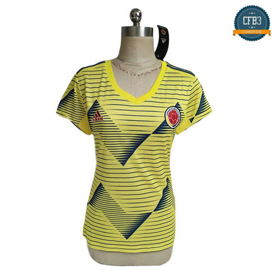 Camiseta Colombia Mujer 1ª Equipación Amarillo 2019/2020