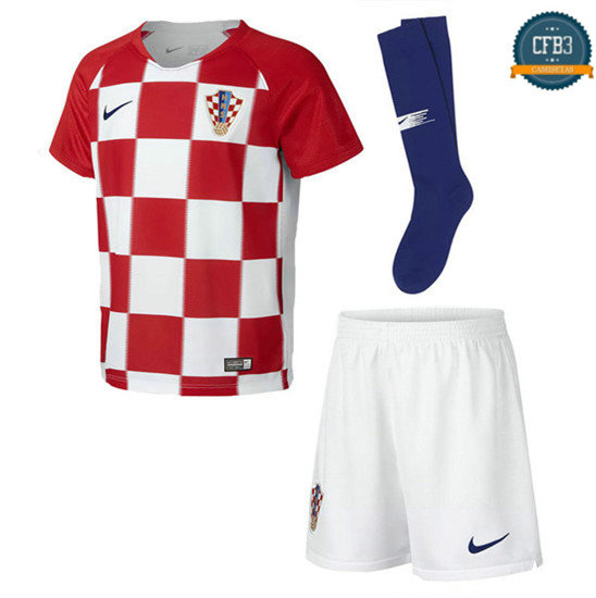Camiseta Croacia 1ª Equipación Junior 2018