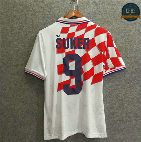Camiseta 1998 Copa del Mundo Croacia 1ª Equipación (9 SUKER)