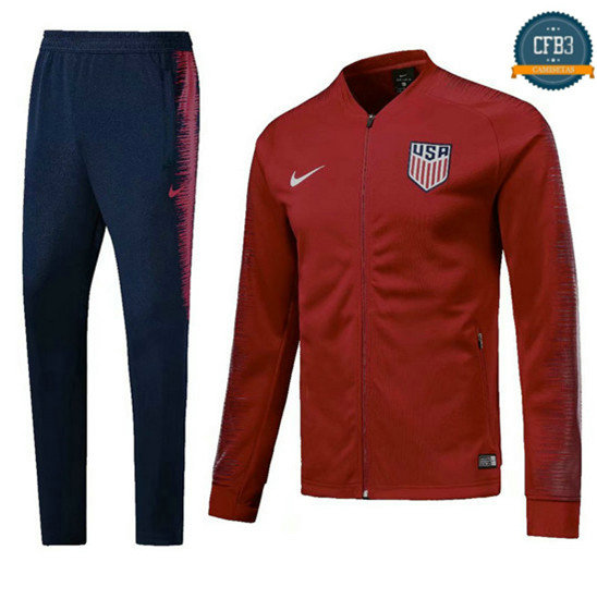 Chaqueta Chándal EEUU Rojo 2018