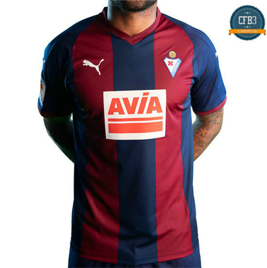 Camiseta Eibar 1ª Equipación Rojo/Azul 2018