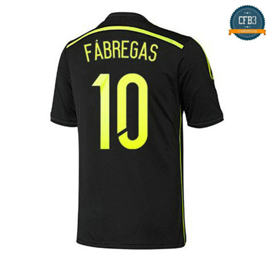 Camiseta 2014 España 2ª Equipación (10 FABREGAS)