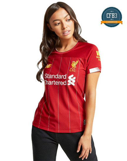 Camiseta Liverpool Mujer 1ª Equipación Rojo 2019/2020