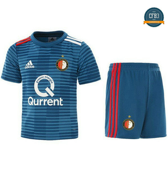 Camiseta Feyenoord 2ª Equipación Junior Azul 2018