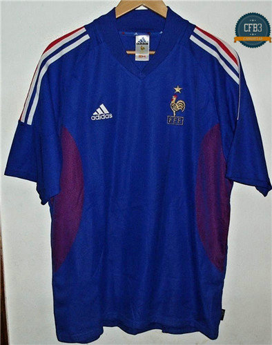 Camiseta 2002 Copa del Mundo Francia 1ª Equipación