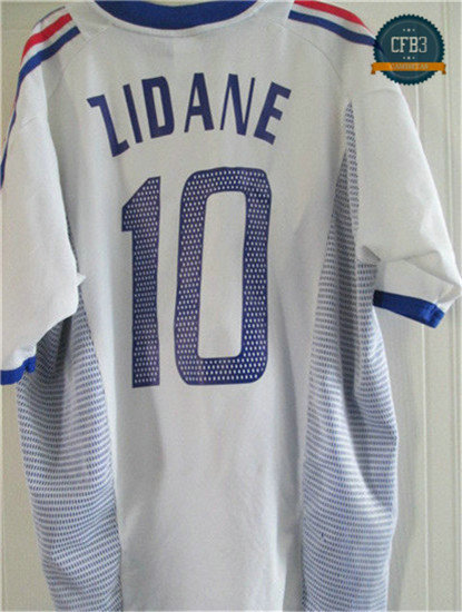 Camiseta 2002 Copa del Mundo Francia 2ª Equipación (10 Zidane)
