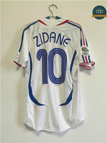 Camiseta 2006 Final Francia 2ª Equipación (10 ZIDANE)