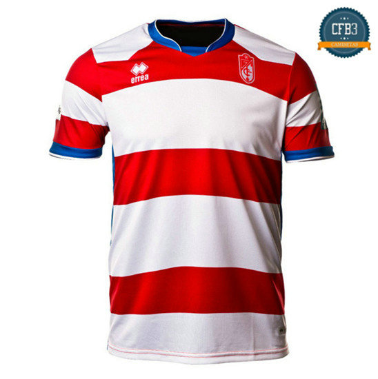 Camiseta Granada 1ª Equipación Blanco/Rojo 2018