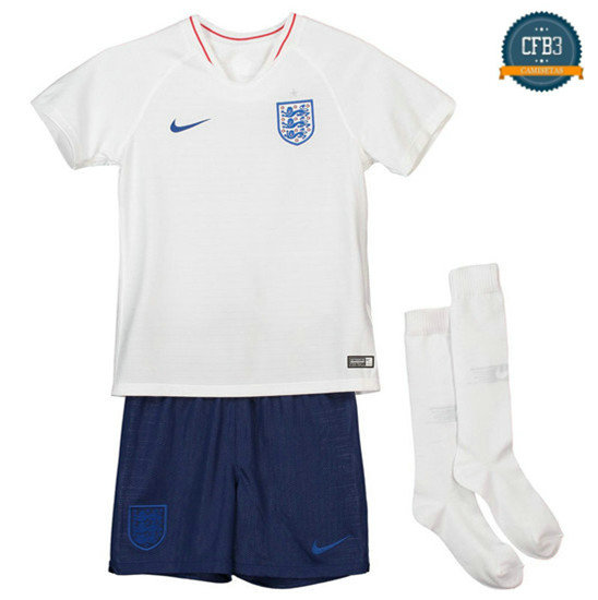 Camiseta Inglaterra 1ª Equipación Niños 2018