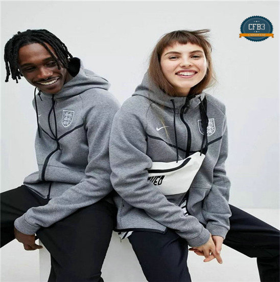 Chaqueta Chándal Inglaterra Gris 2018 Tech Fleece Windrunner