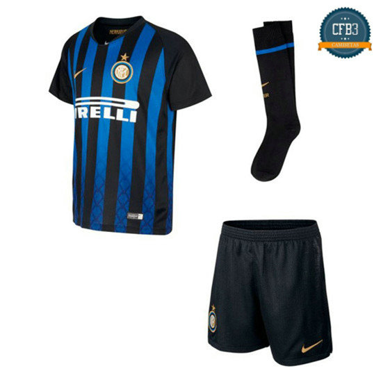 Camiseta Inter Milan 1ª Equipación Junior Azul/Negro 2018