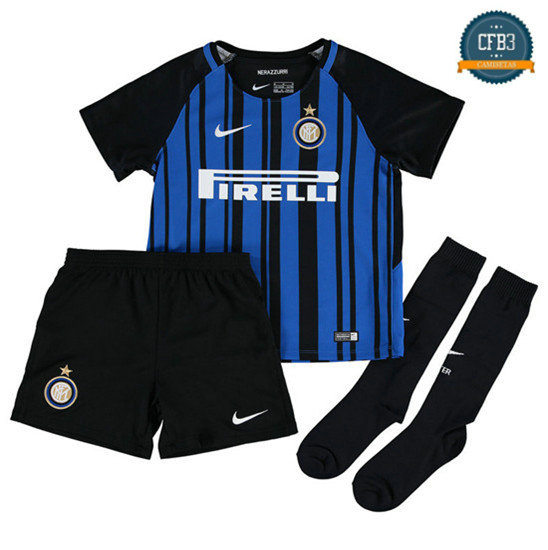 Camiseta Inter Milan 1ª Equipación Niños Azul/Negro 2018