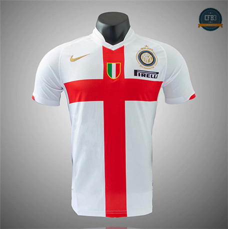 Camiseta 2007-08 Inter Milan 2ª Equipación Blanco