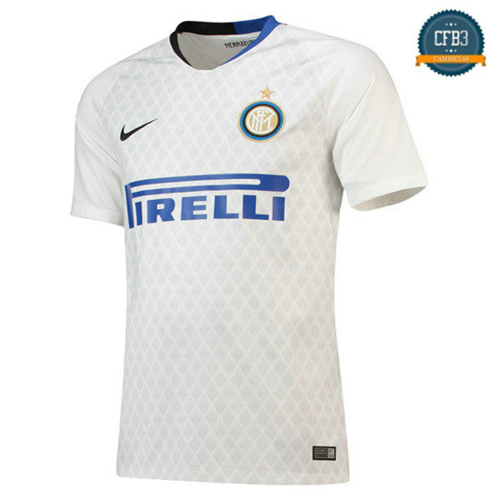 Camiseta Inter Milan 2ª Equipación Blanco 2018