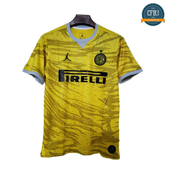 Camiseta Inter Milan Jordan Amarillo fans 2019/2020