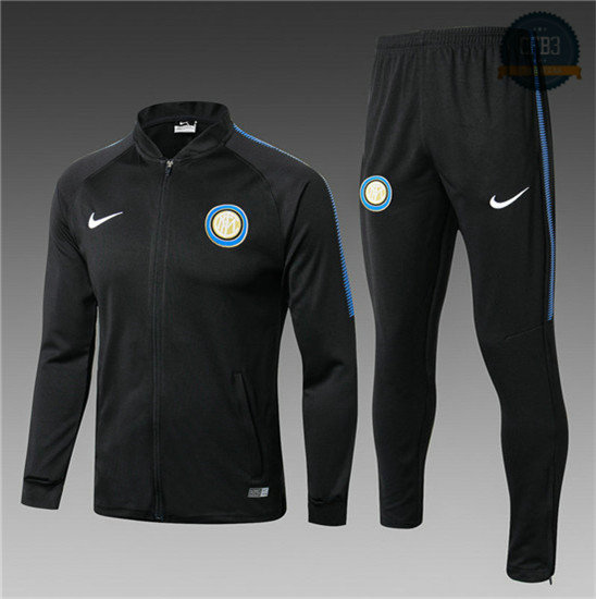 Chaqueta Chándal Inter Milan Negro 2017