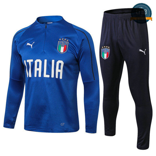 Chándal Italia Azul 2018 Clair Cuello alto