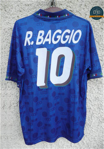 Camiseta 1994 Italia 1ª Equipación (10 Baggio)