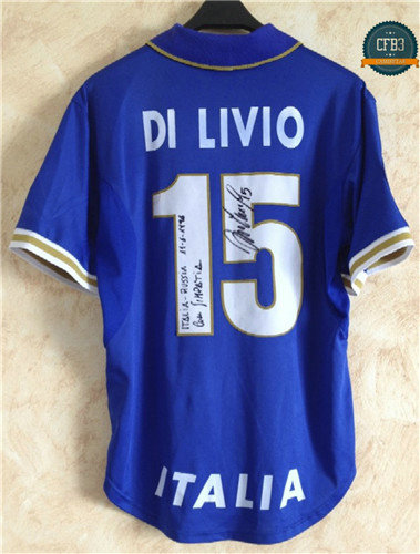 Camiseta 1996 Italia 1ª Equipación (15 Angelo Di Livio)
