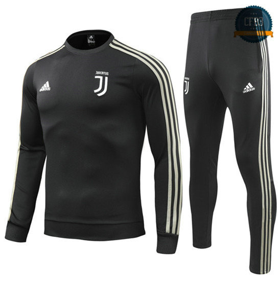 Chándal Juventus Negro 2018/2019 Cuello redondo