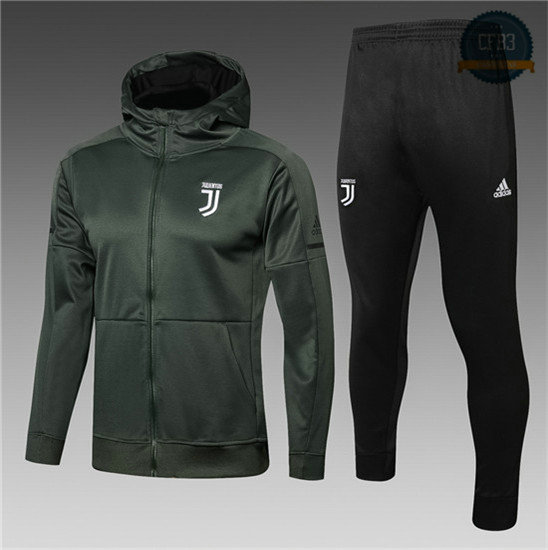 Chaqueta Chándal Juventus Ejército verde 2017 Sombrero