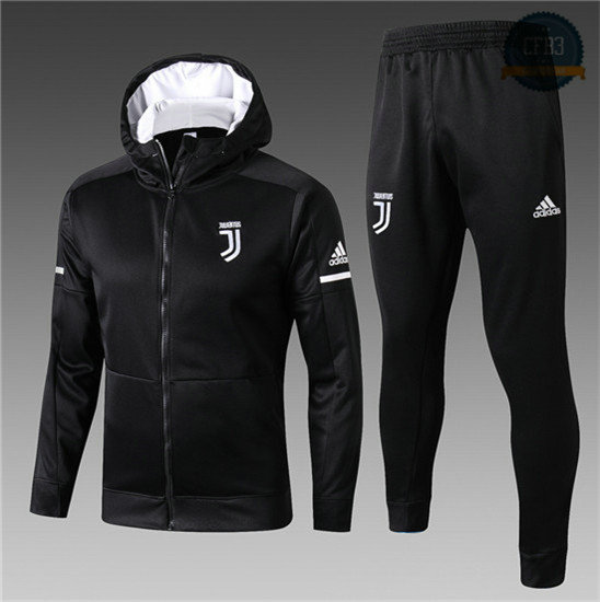 Chaqueta Chándal Juventus Negro 2017 Sombrero