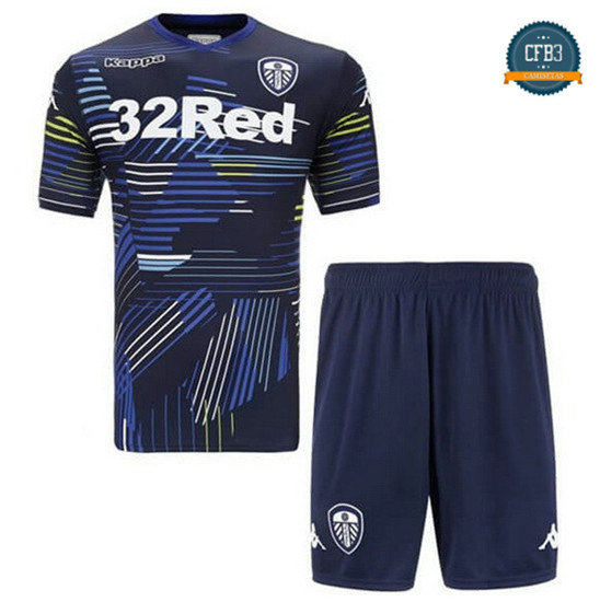 Camiseta Leeds United 2ª Equipación Junior Negro 2018