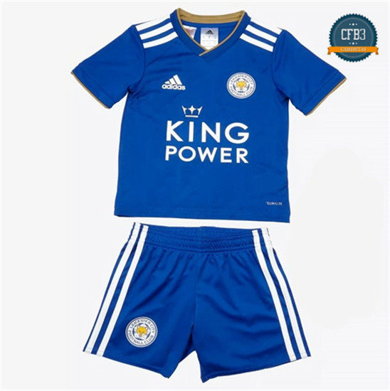 Camiseta Leicester City 1ª Equipación Niños Azul 2018