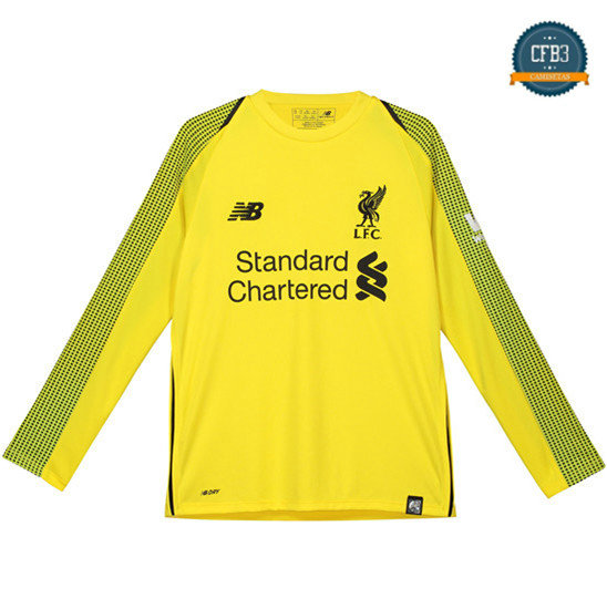 Camiseta Liverpool 1ª Equipación Niños Portero 2018