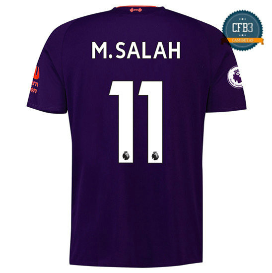Camiseta Liverpool 2ª Equipación 11 M.Salah 2018