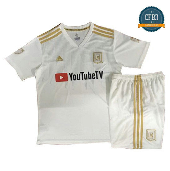 Camiseta Los Angeles FC 2ª Equipación Niños Blanco 2018