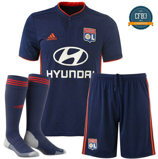 Camiseta Lyon 2ª Equipación Junior Azul Profundo 2018