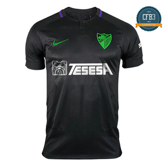 Camiseta Malaga 2ª Equipación Negro 2018