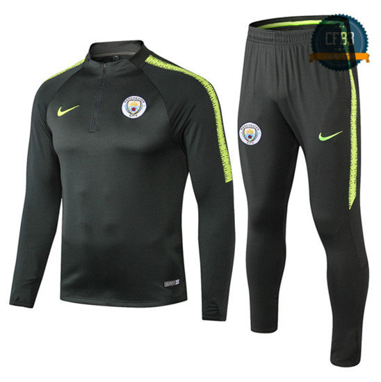 Chándal Manchester City Verde/Negro 2018