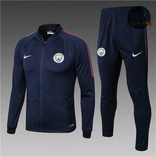 Chaqueta Chándal Manchester City Azul Profundo 2017