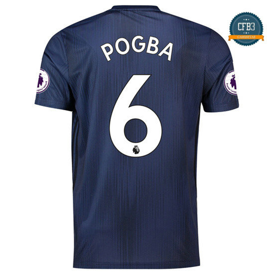 Camiseta Manchester United 1ª Equipación 6 Pogba 2018