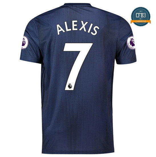 Camiseta Manchester United 3ª Equipación 7 Alexis 2018