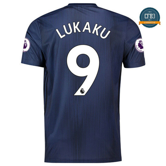 Camiseta Manchester United 1ª Equipación 9 Lukaku 2018