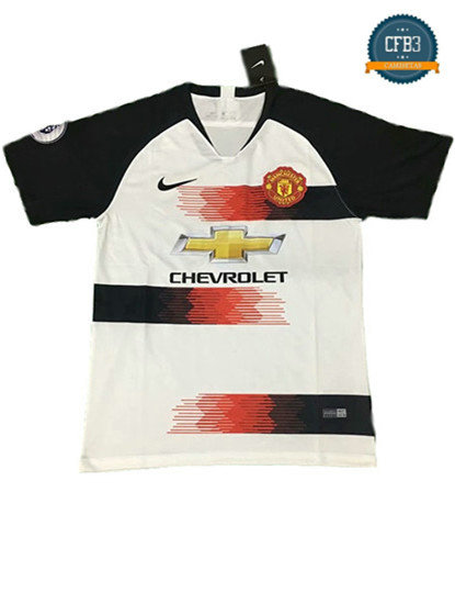 Camiseta Manchester United Negro/Blanco 2019/2020