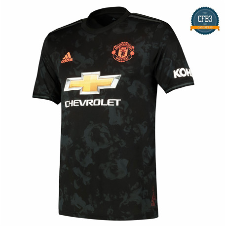 Camiseta Manchester United 3ª Equipación Negro 2019/2020