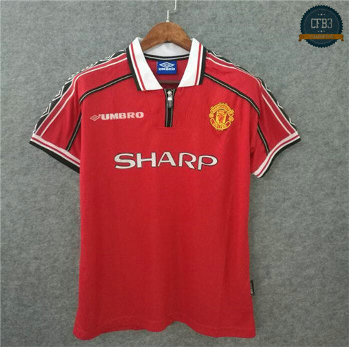 Camiseta 1998-99 Manchester united 1ª Equipación