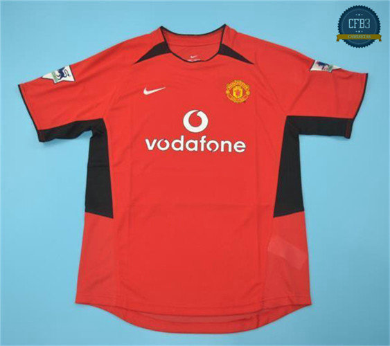 Camiseta 2002-03 Manchester United 1ª Equipación
