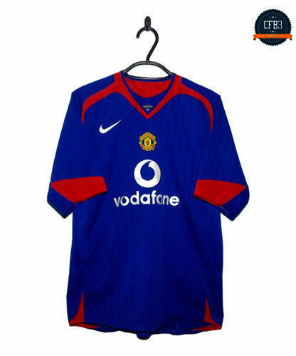 Camiseta 2005-06 Manchester United 2ª Equipación