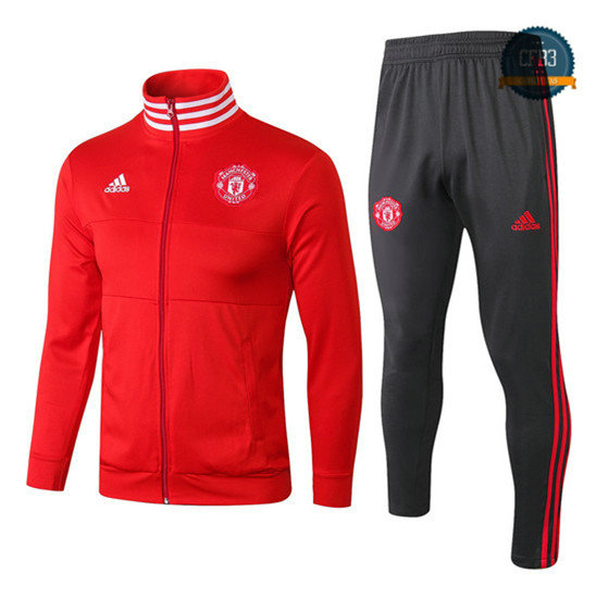 Chaqueta Chándal Manchester United Rojo 2018