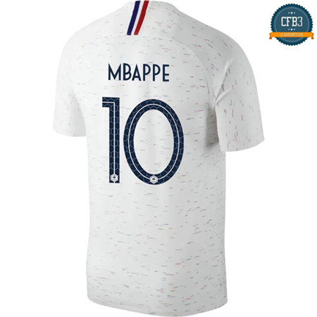 Cfb3 Camisetas Mbappe Equipo del Francia 2ª Equipación 2018/2019
