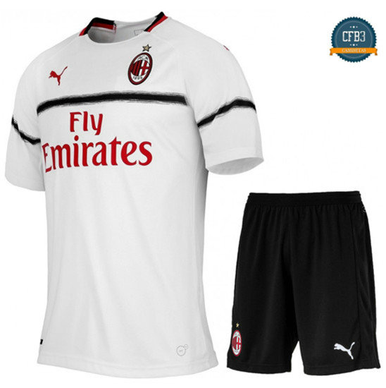 Camiseta Milan AC 2ª Equipación Junior Blanco 2018