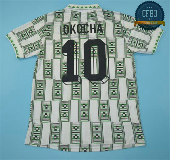 Camiseta 1994 Copa del Mundo Nigeria 1ª Equipación (10 OKOCHA)